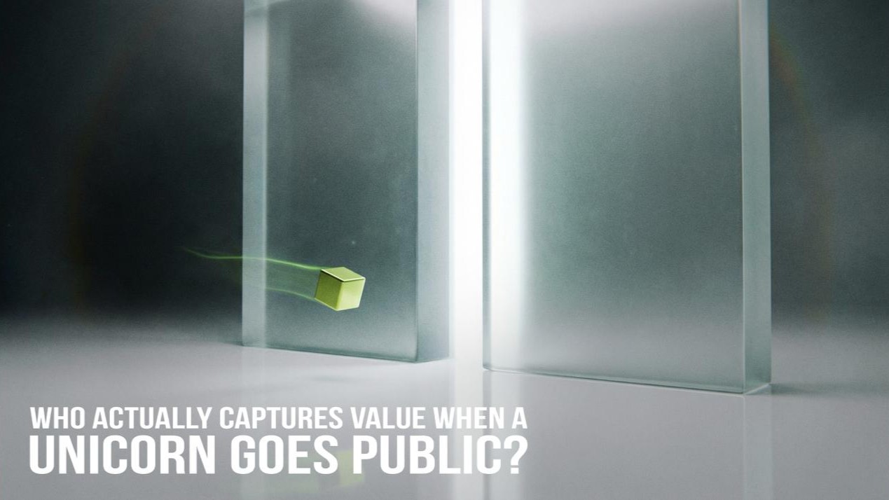 Who Actually Captures Value When a Unicorn Goes Public?